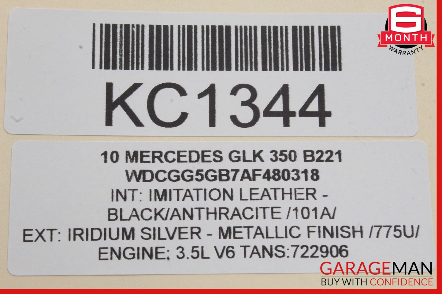 10-15 Mercedes X204 GLK350 Rear Right Side Exterior Door Handle OEM