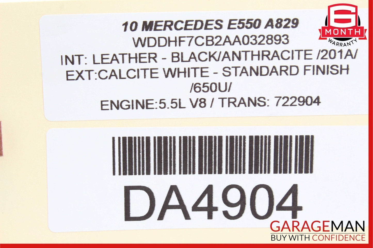 10-16 Mercedes W212 E550 C350 Front Right Side Door Window Regulator Motor Unit