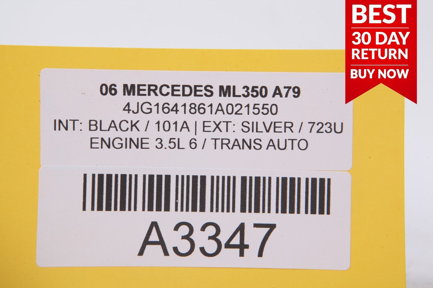 06-12 Mercedes W164 ML350 GL450 R350 Rear Overhead Dome Light Lamp Assembly A79