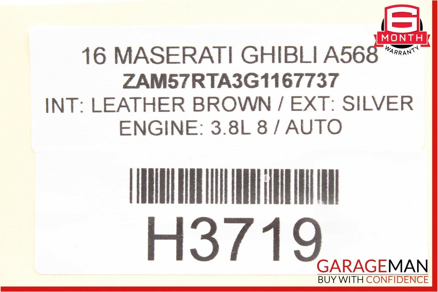 14-17 Maserati Ghibli S Q4 ABS Anti Lock Brake Pump Module 670032973