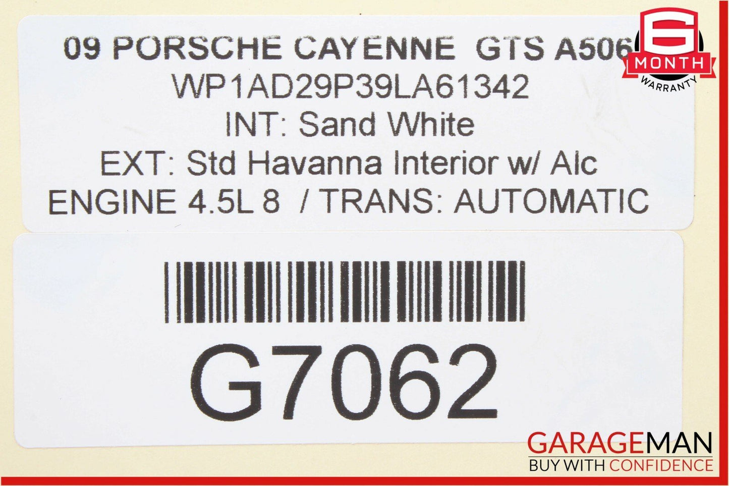 03-10 Porsche Cayenne 955 957 Rear Right / Left Side Upper Rearward Control Arm