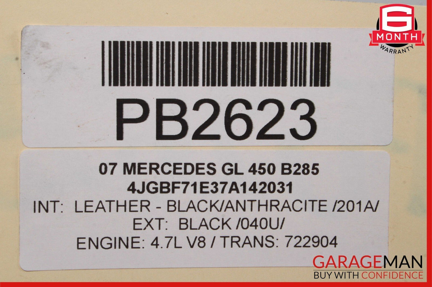 07-12 Mercedes X164 GL450 ML550 7G Automatic Transmission 722.904 OEM