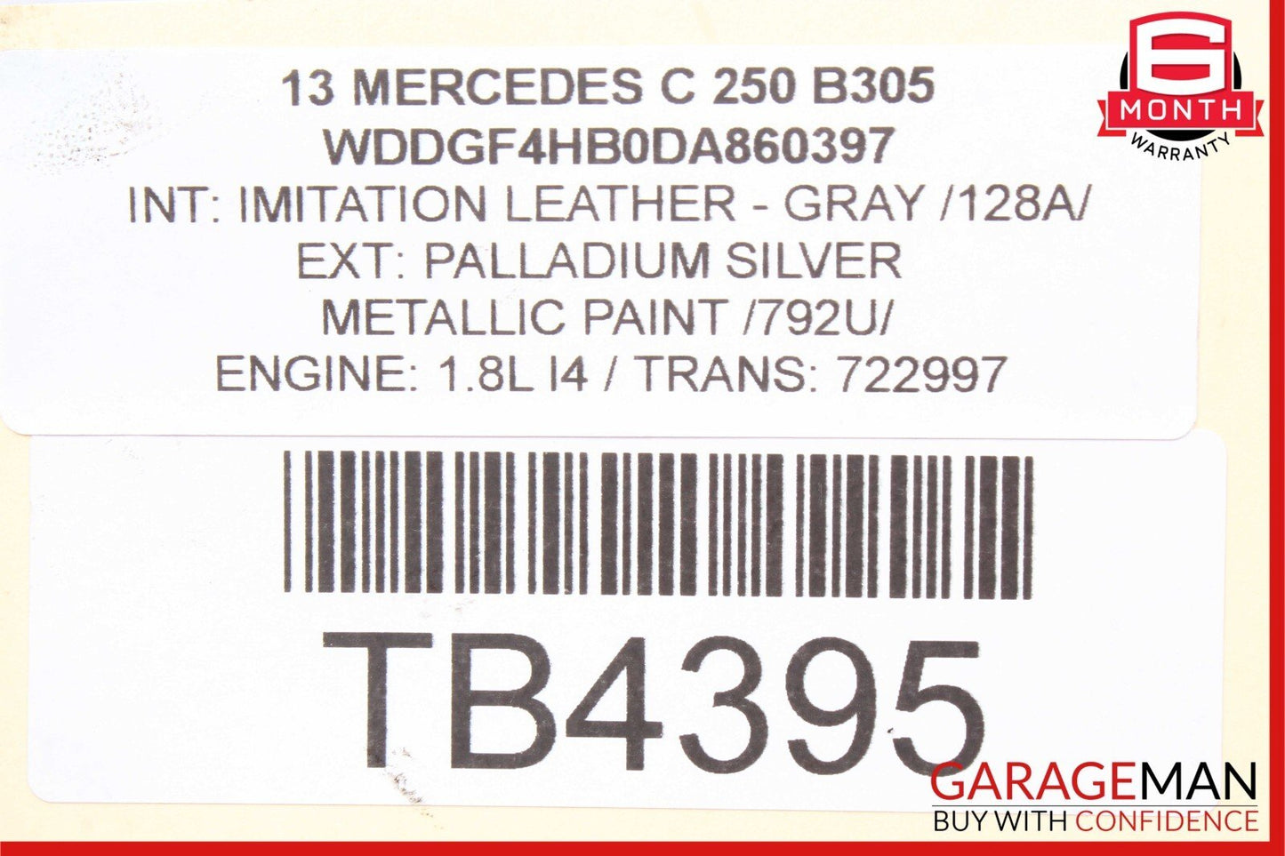 12-15 Mercedes R172 SLK250 C250 M271 1.8L Turbo Turbocharger IHI Assembly