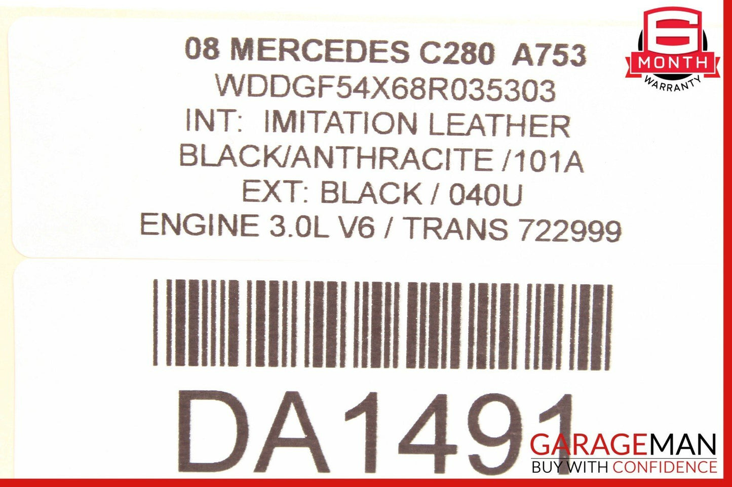 08-14 Mercedes W204 C280 C350 Front Right Side Seatbelt Seat Belt Retractor OEM