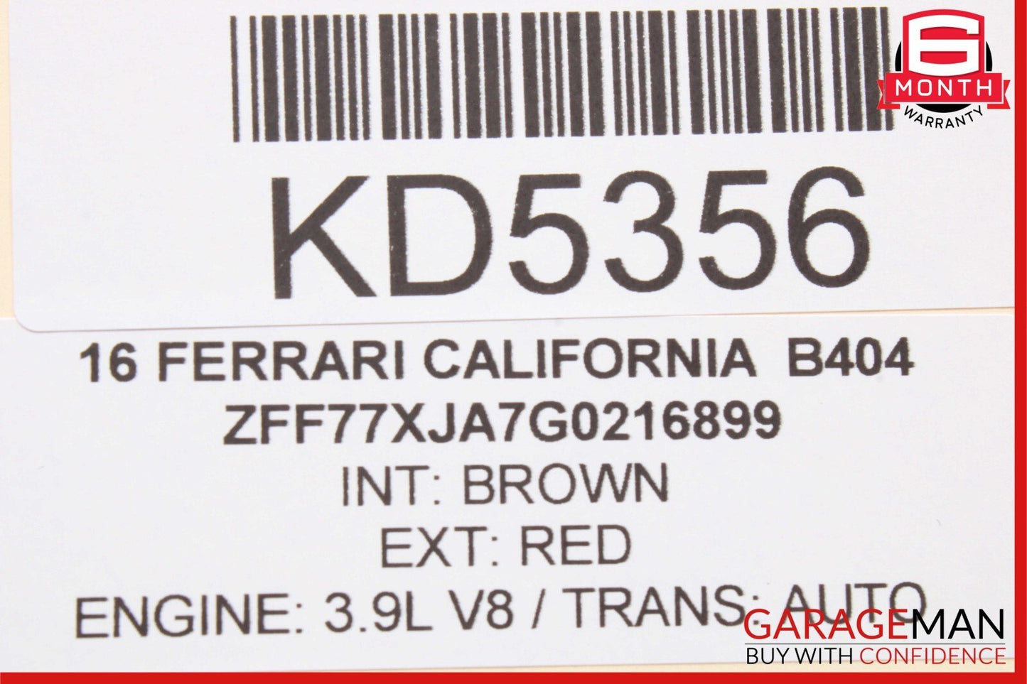 15-18 Ferrari California T Front Right Floor Trap Door Service Panel 086580500