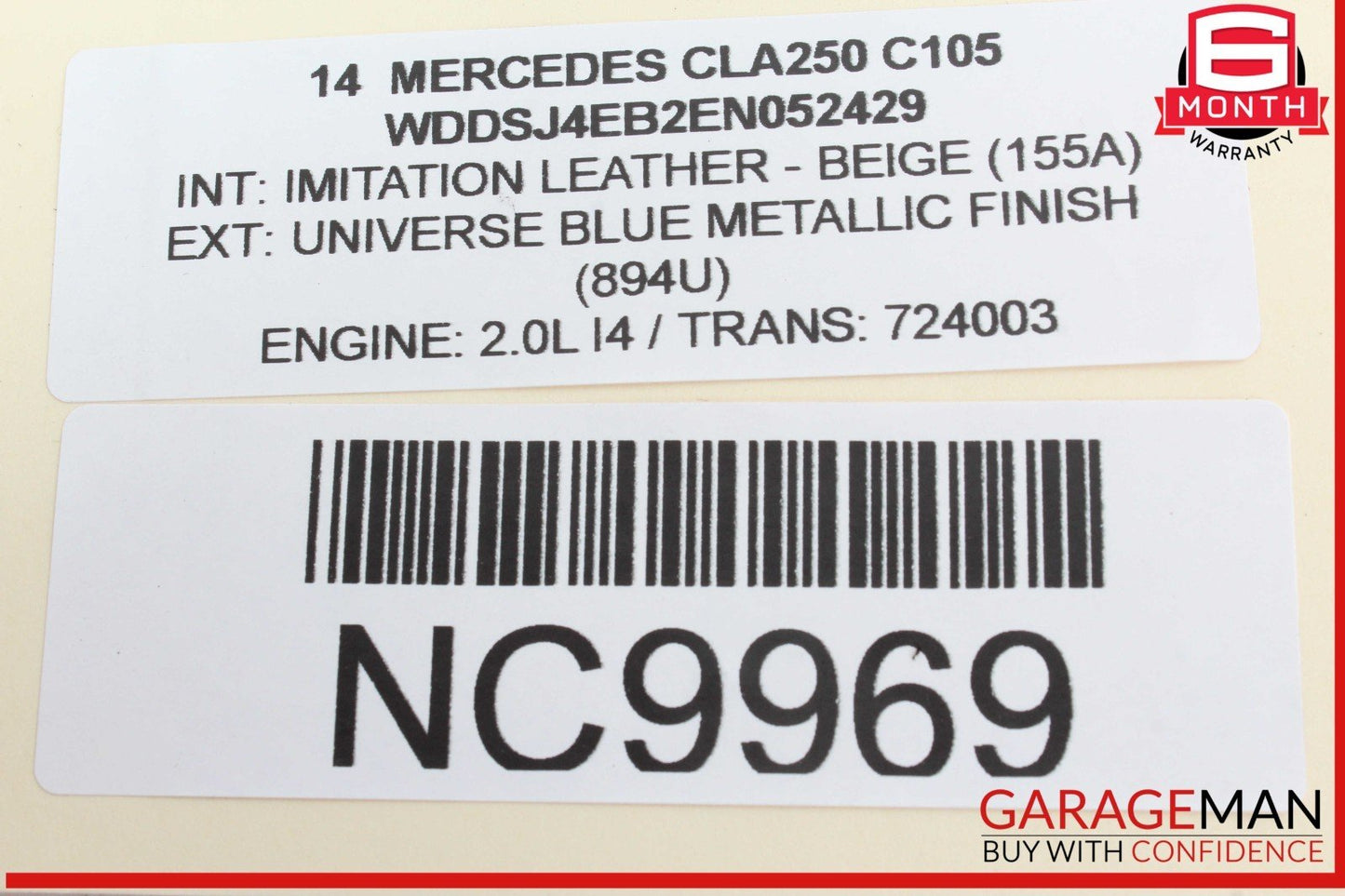 14-20 Mercedes W117 CLA250 Rear Left / Right Side Suspension Lower Control Arm