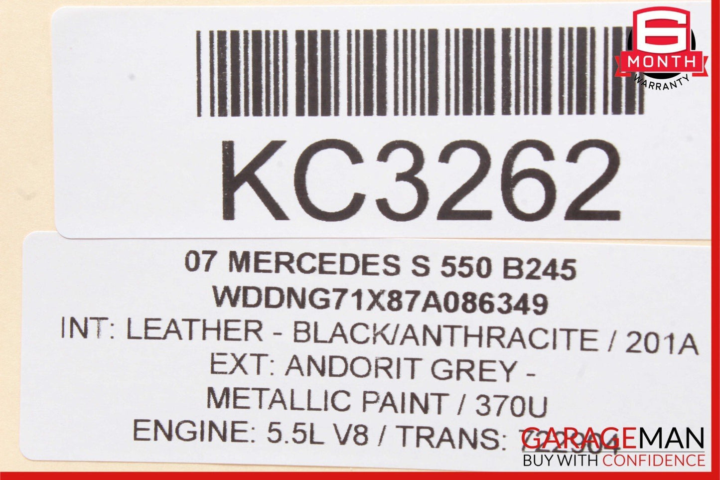 07-13 Mercedes W221 S550 S600 Front Right Side Door Control Module Unit OEM
