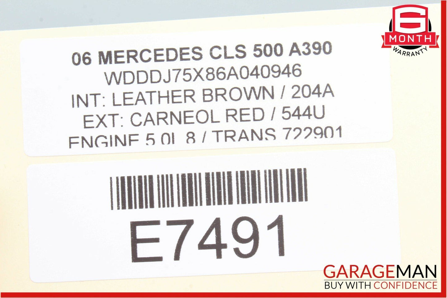03-06 Mercedes W219 CLS500 E320 Front Right Under Seat Storage Tray Compartment