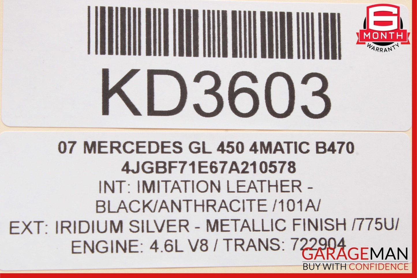 06-12 Mercedes X164 GL450 E350 Communication Control Module 2198200926 OEM
