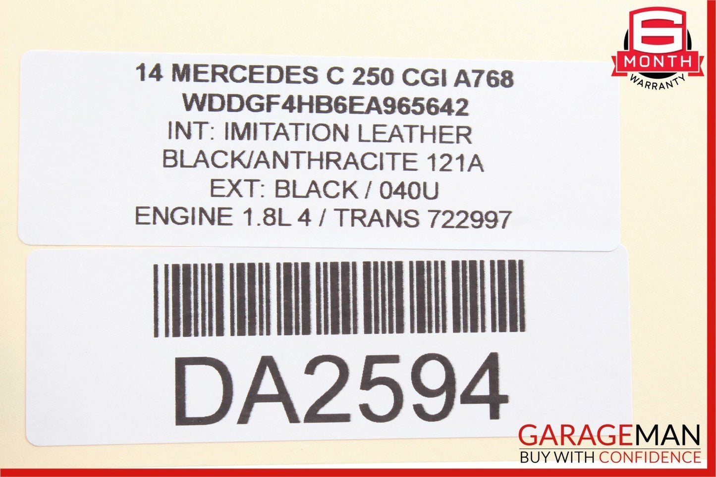 12-14 Mercedes W204 C250 Gear Shift Shifter Selector Indicator Boot Knob OEM