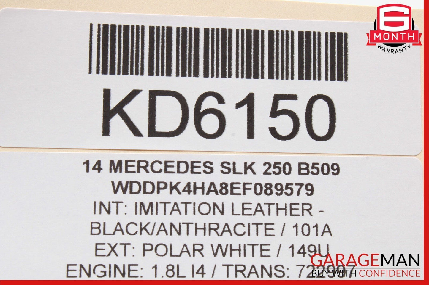 12-16 Mercedes R172 SLK250 SLK350 Rear Fuse Relay Box Module 1729060005 OEM