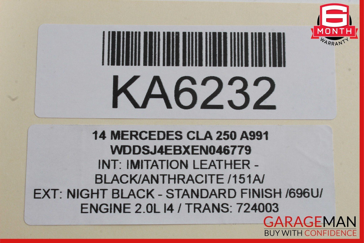 08-14 Mercedes W117 CLA250 Rear Right Side Door Lock Latch Actuator OEM