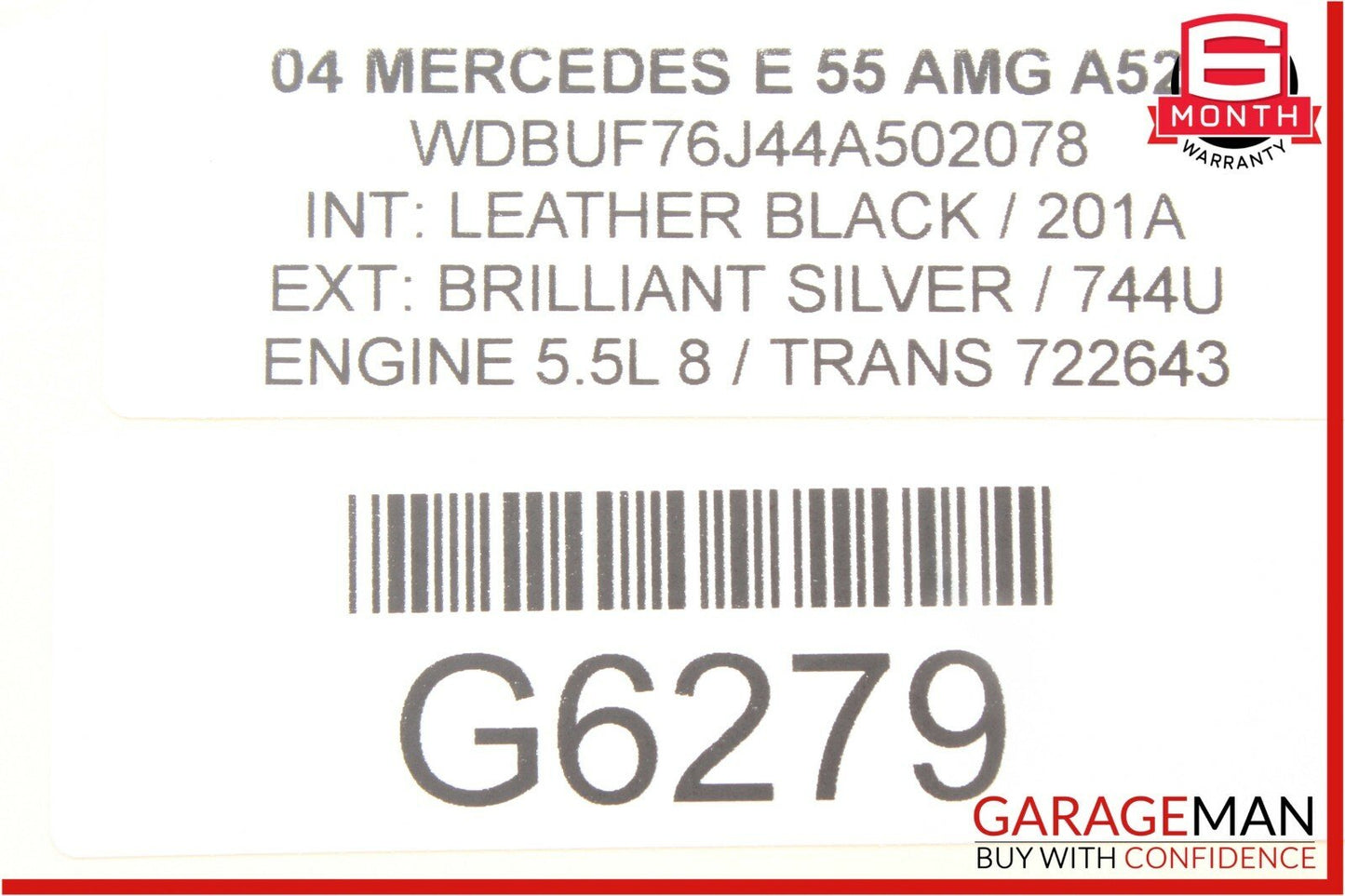 03-06 Mercedes W211 E500 E55 AMG Rear Left Driver Side Door Control Module OEM