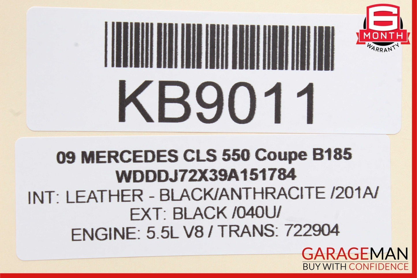 03-11 Mercedes W219 CLS550 E550 Keyless Go Entry Computer Control Module Unit
