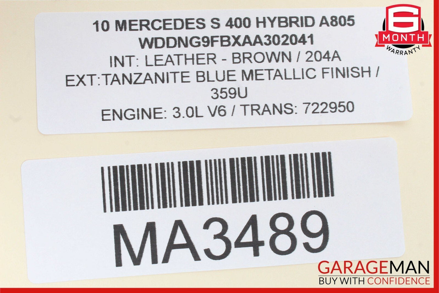 10-13 Mercedes W221 S400 E550 Active Lane Assist Front Camera 0009051600 OEM