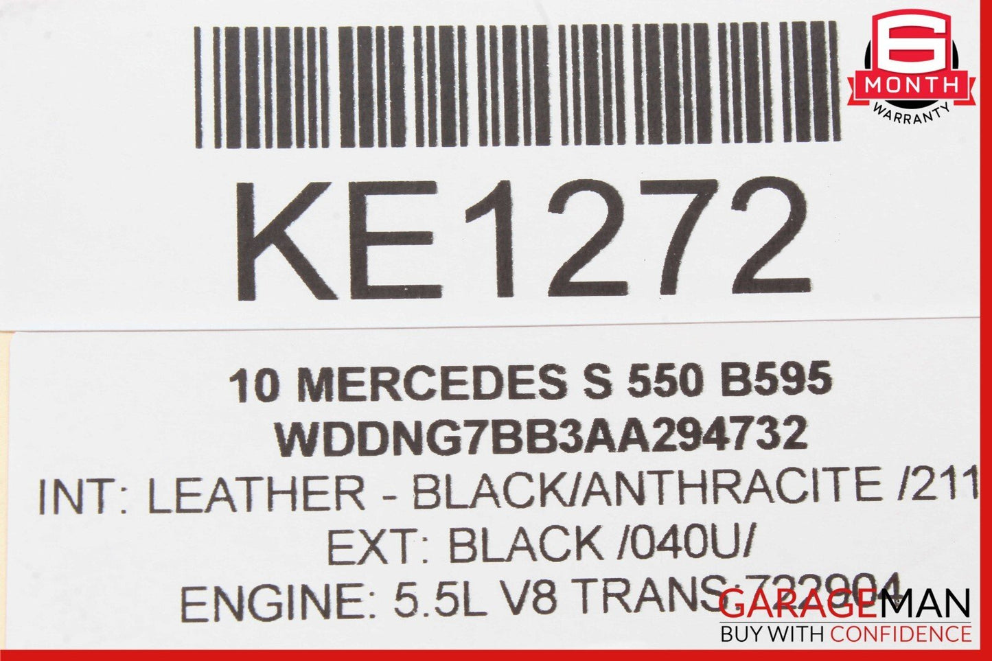 10-13 Mercedes W221 S550 E550 Active Lane Assist Front Camera 0009051600 OEM