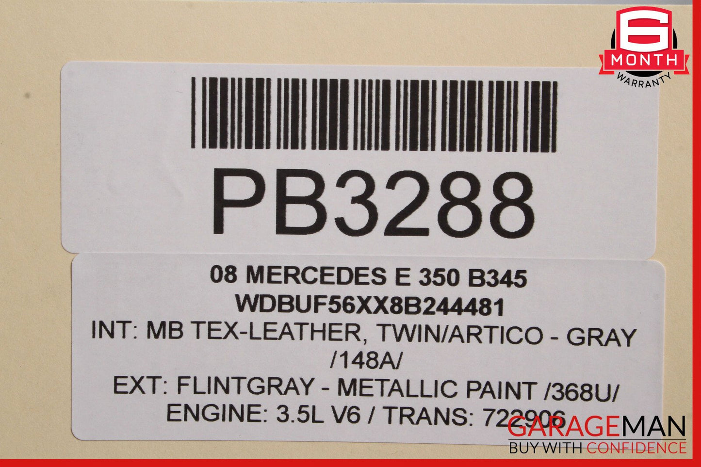 07-09 Mercedes W211 E350 Interior Door Panel Front Right Side OEM
