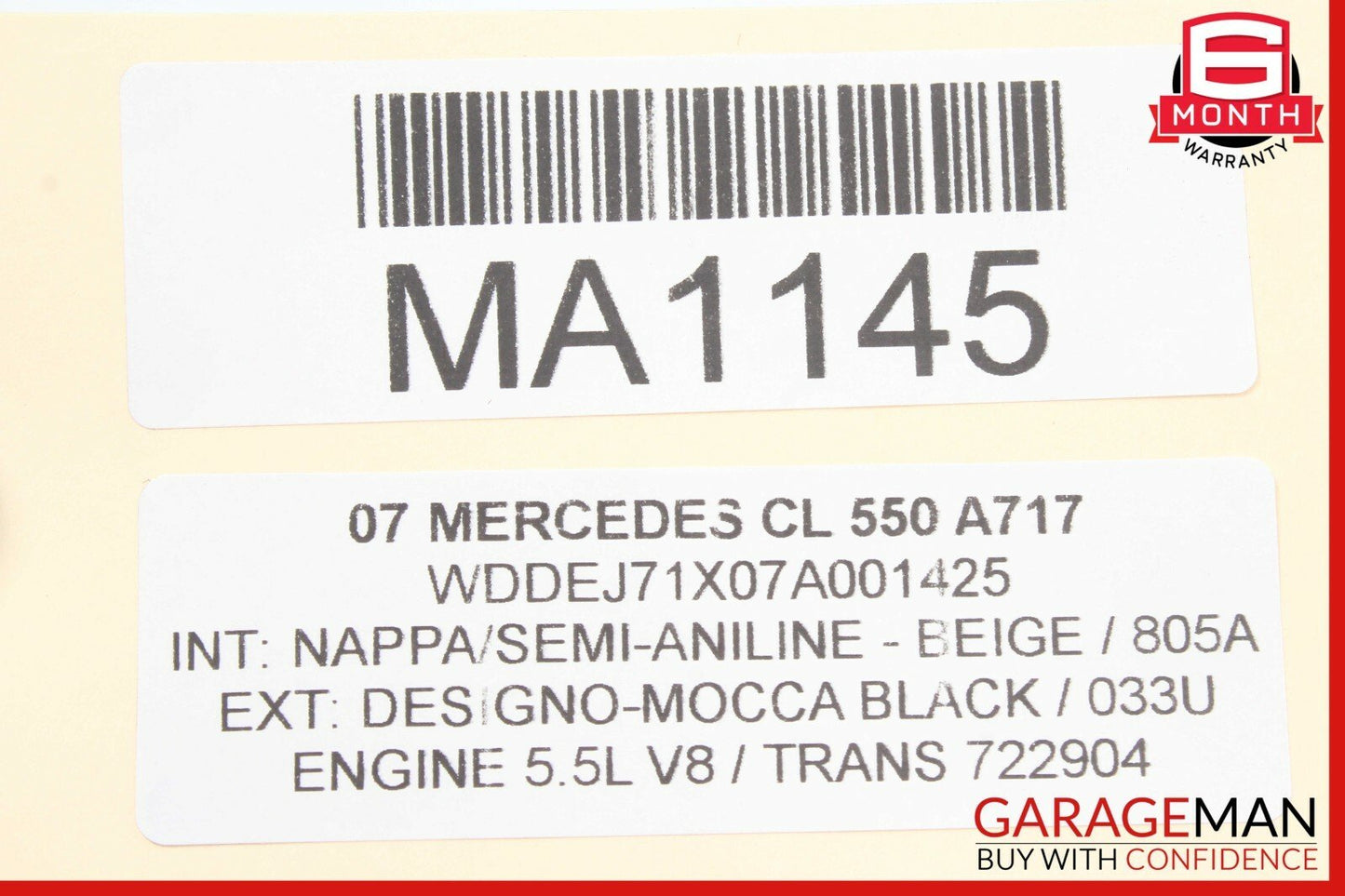 07-13 Mercedes W216 CL550 CL600 Satellite Phone Radio Antenna Control Module OEM