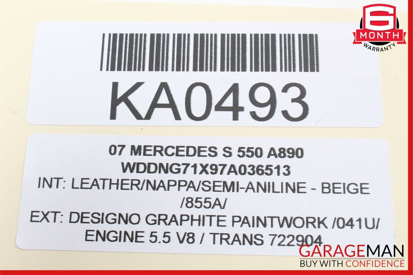 07-10 Mercedes W216 CL500 S550 Information Navigation Display Screen Monitor