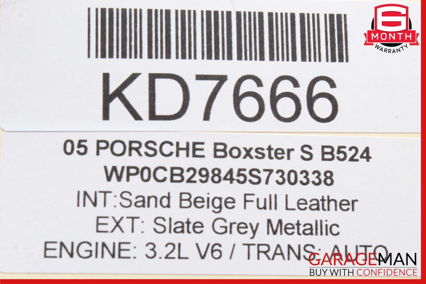 05-12 Porsche Boxster S 987 Cayman 987 Front Right Suspension Lower Control Arm