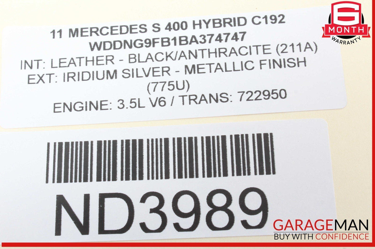 07-13 Mercedes W221 S400 Hybrid Front Right Side Door Control Module 2219007501