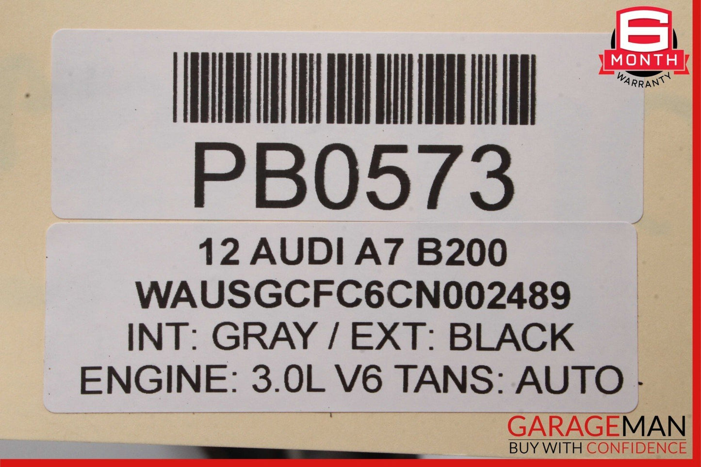 12-18 Audi A7 Quattro Front AWD Suspension Support Subframe Cradle Crossmember