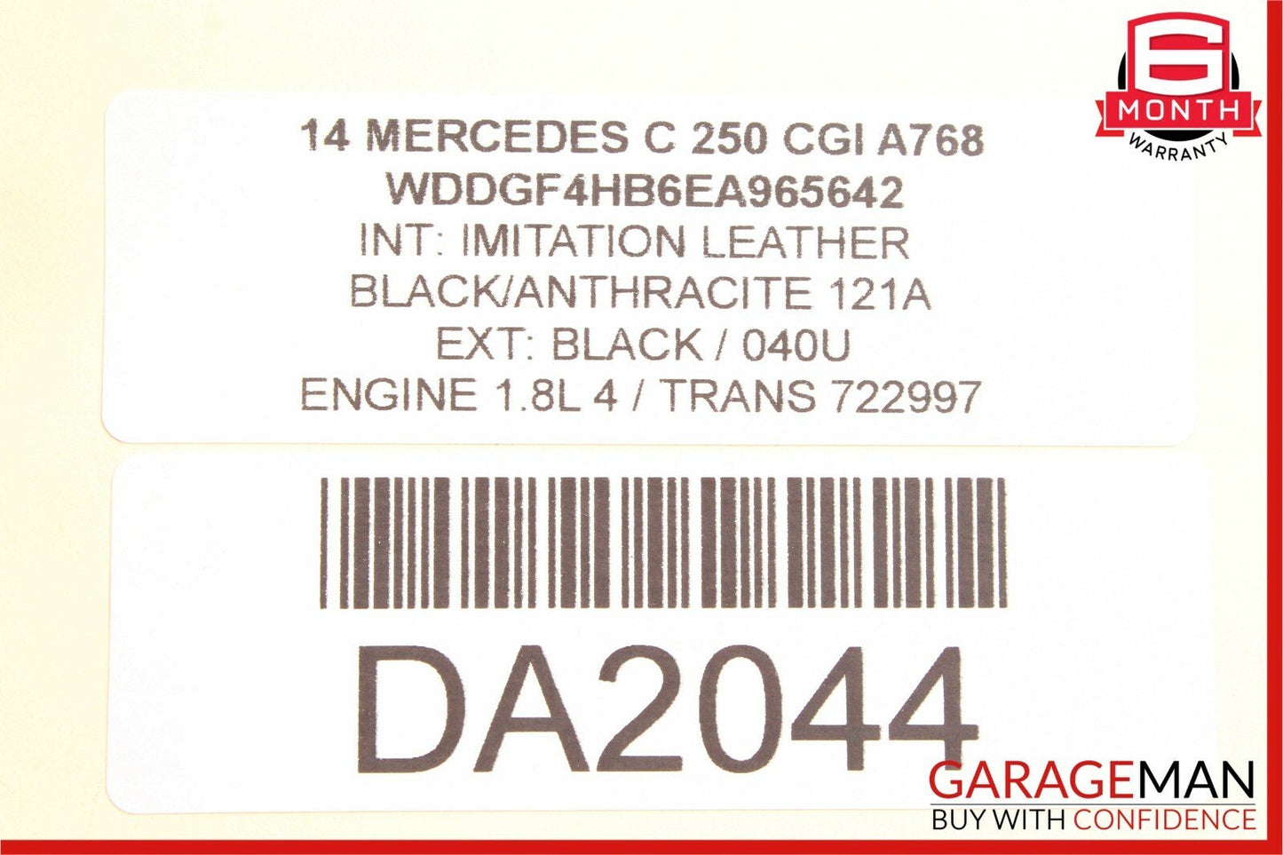08-14 Mercedes W204 C250 Front Right Passenger Side Door Window Regulator Motor