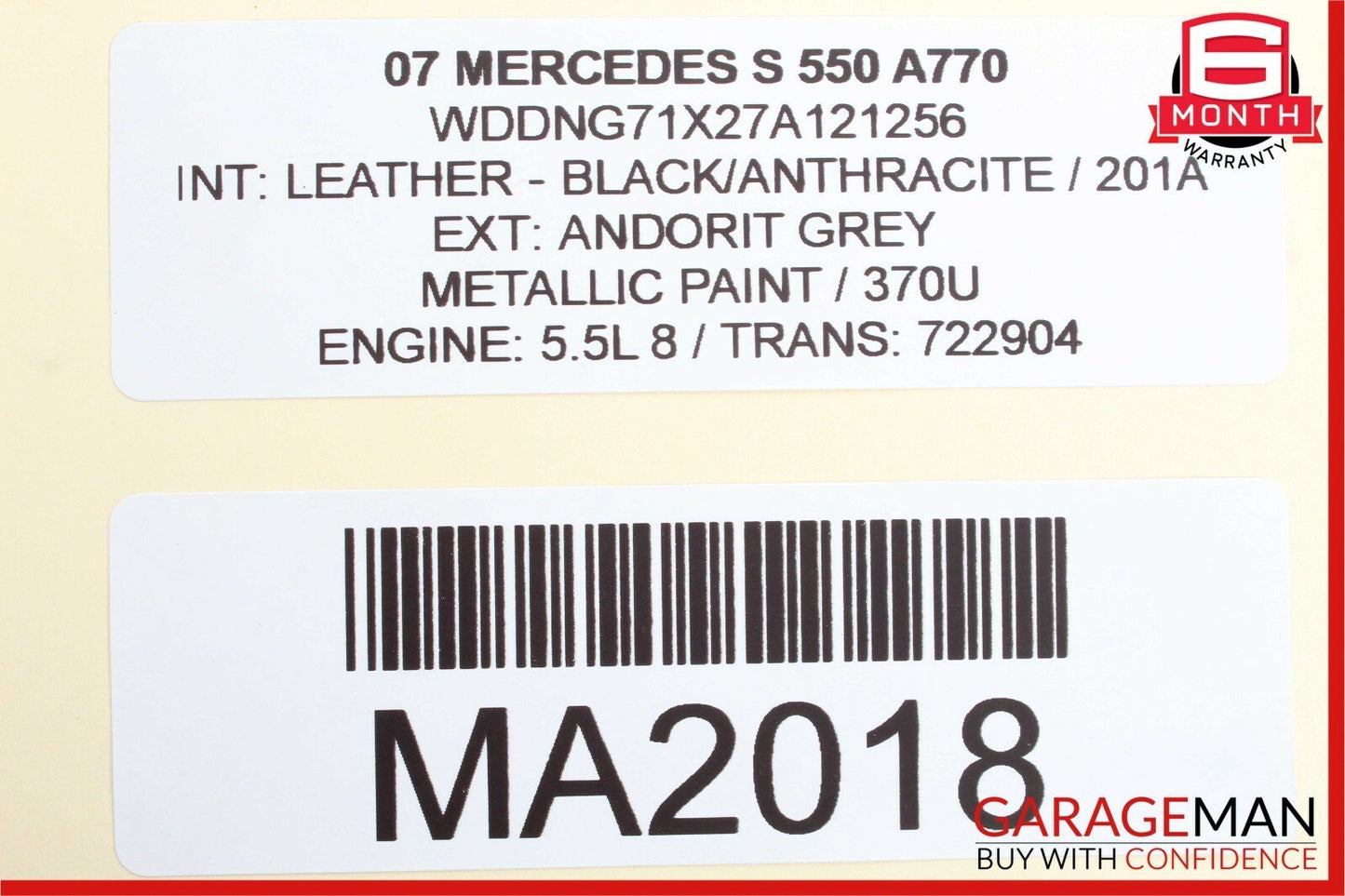07-09 Mercedes W221 S550 Navigation Command Comand Head Unit CD Audio Player OEM