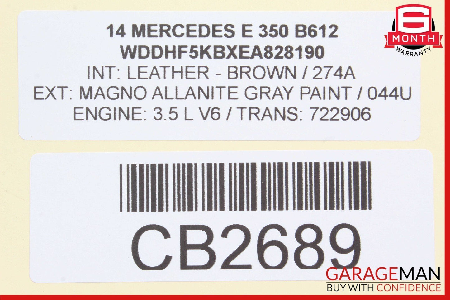 08-17 Mercedes W212 E350 C300 Rear Right / Left Side Upper Control Arm RWD OEM