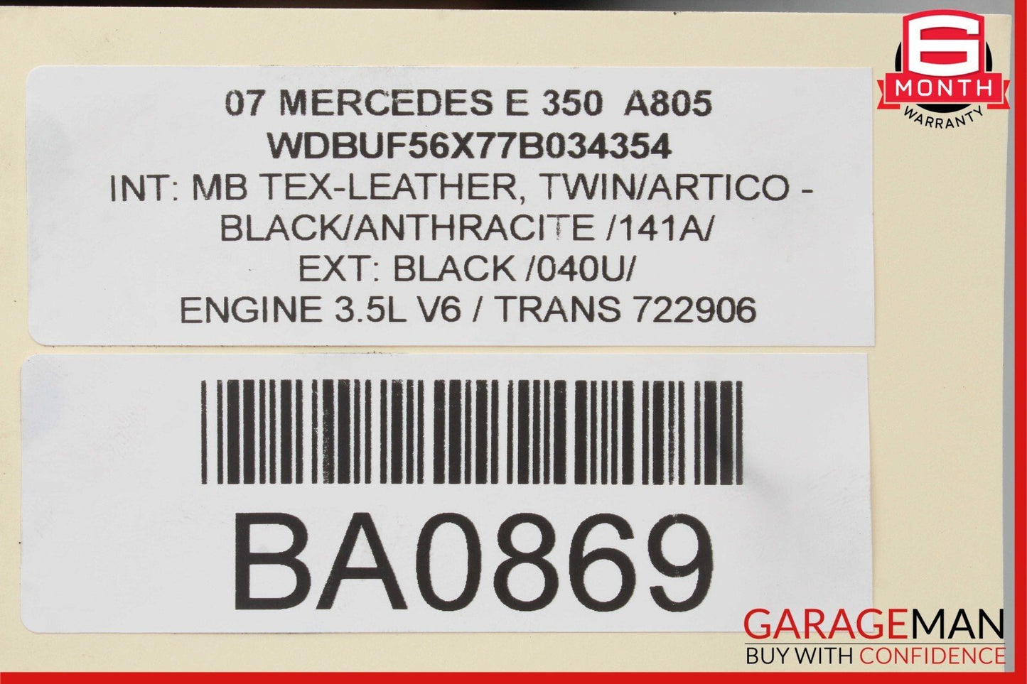 03-11 Mercedes E350 CLS63 AMG Front Left Side Suspension Upper Control Arm OEM