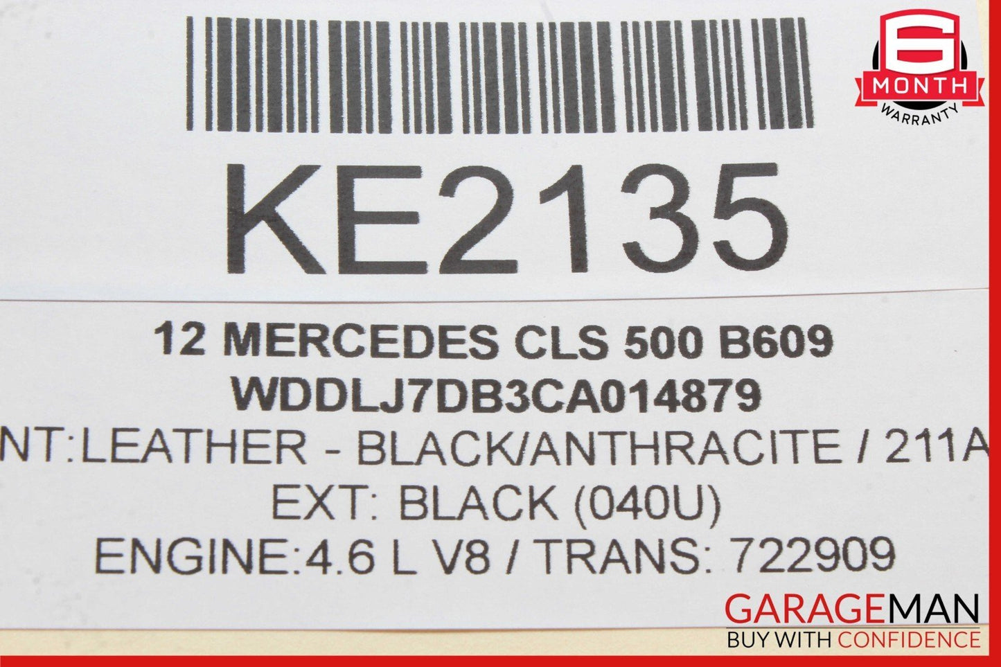 10-20 Mercedes W218 CLS500 SL550 Rear Left Door Window Regulator Motor Unit