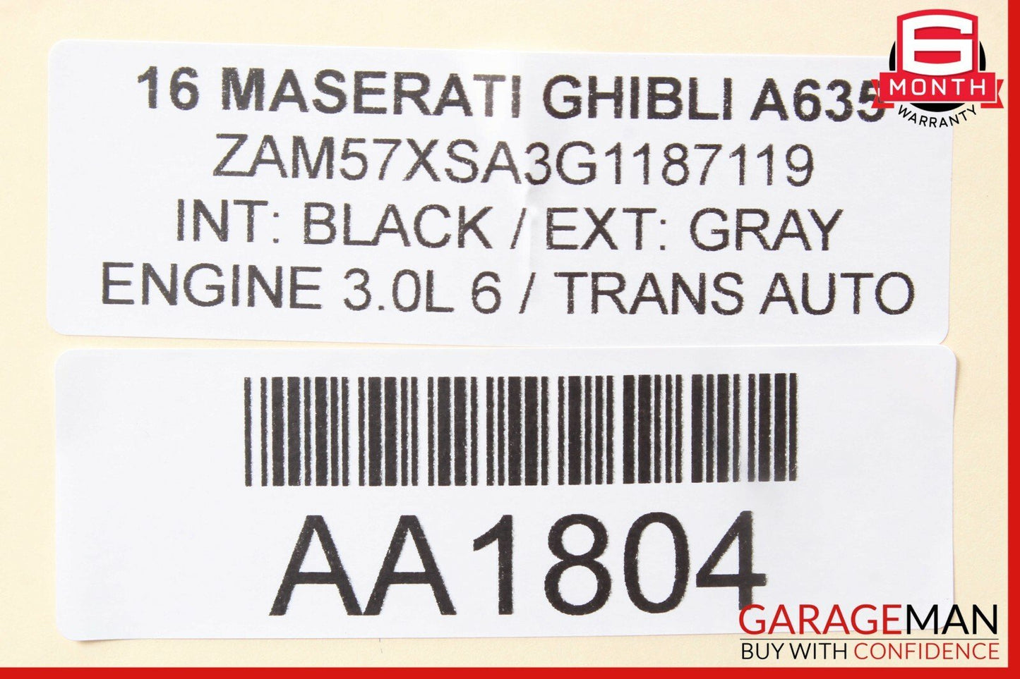 14-17 Maserati Ghibli Steering Wheel Multifunction Control Switch Assembly Black