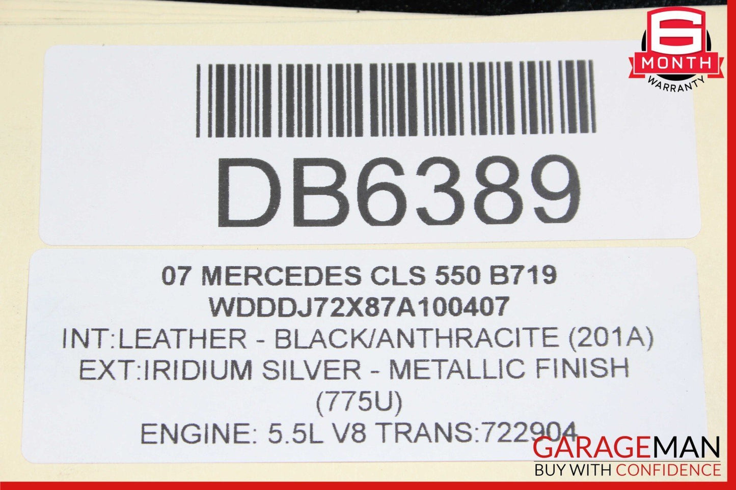 06-11 Mercedes W219 CLS550 Front Bumper Reinforcement Radiator Support Assy