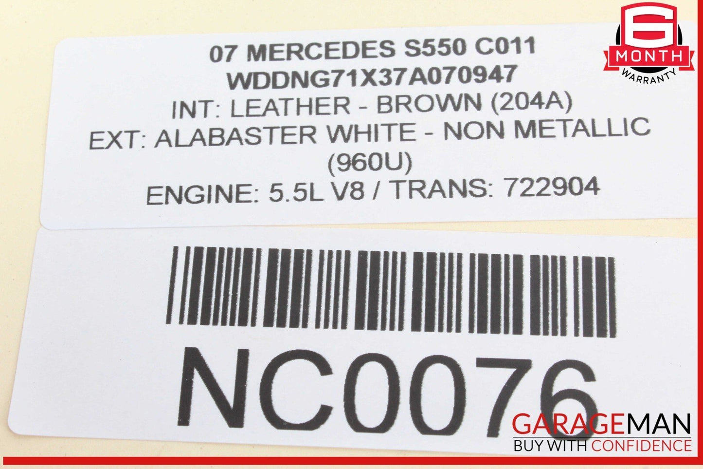 07-14 Mercedes W221 S550 S400 CL550 A/C AC Heater Climate Control Switch OEM