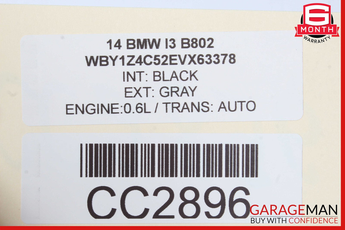 14-21 BMW i3 I01 Hybrid Radiator Cooling Fan Motor Shroud 8641948 OEM