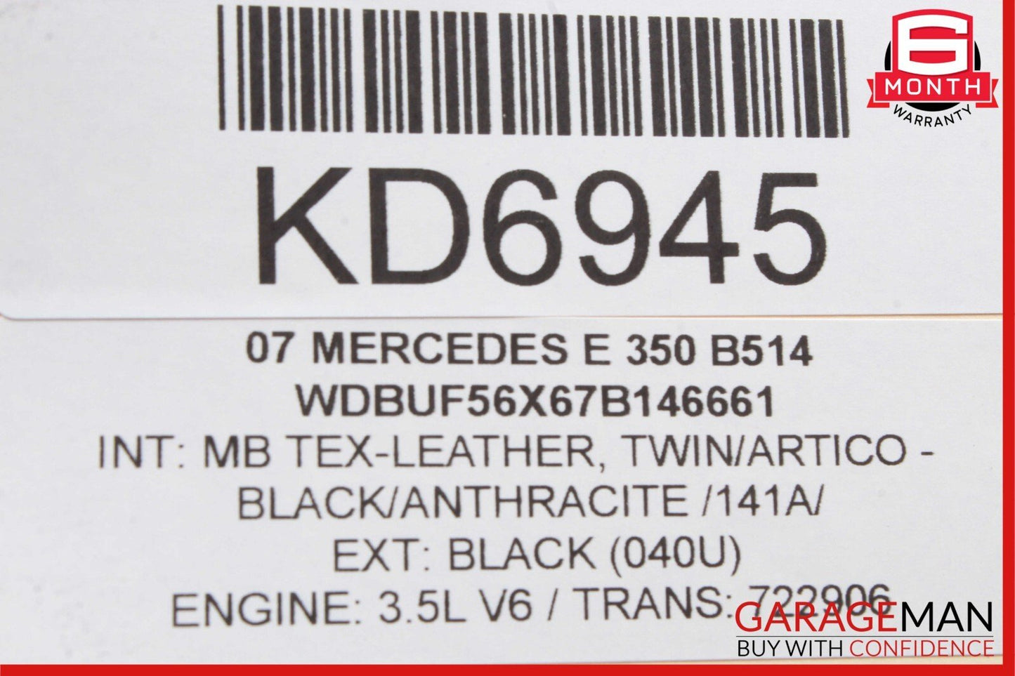 05-13 Mercedes W211 E350 E550 Front Left Side Engine Timing Chain Cover Plate