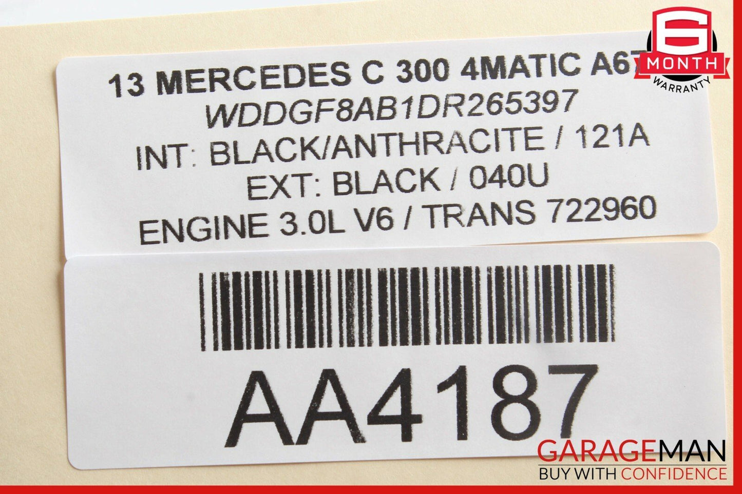12-14 Mercedes W204 C300 Front Right Side Dash AC A/C Air Vent Grille Trim OEM
