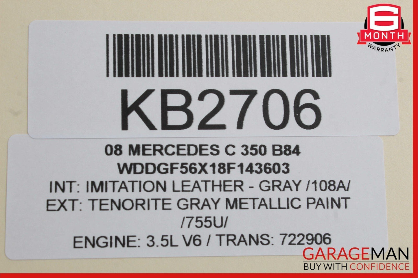 08-14 Mercedes W204 C250 C350 C63 AMG RWD Floor Gear Shifter Shift Selector Box