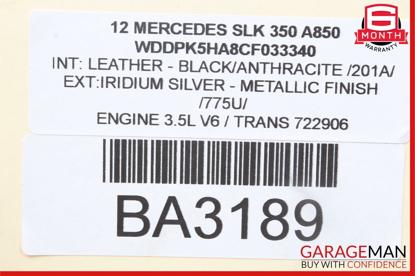 12-14 Mercedes R172 SLK250 SLK350 Rear Fuse Relay Junction Box Assembly OEM