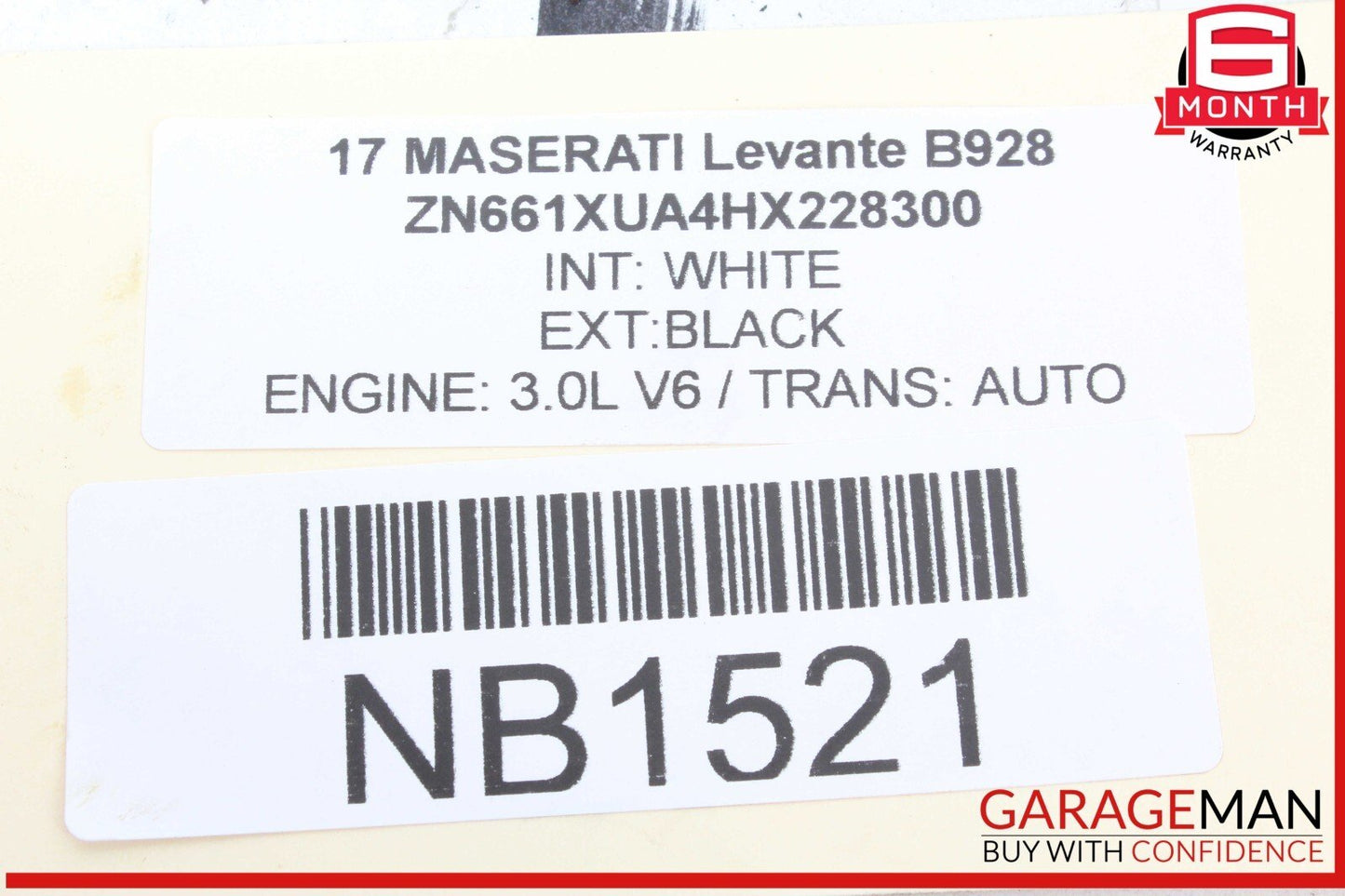 17-20 Maserati Levante M161 Brake Master Cylinder Power Booster OEM