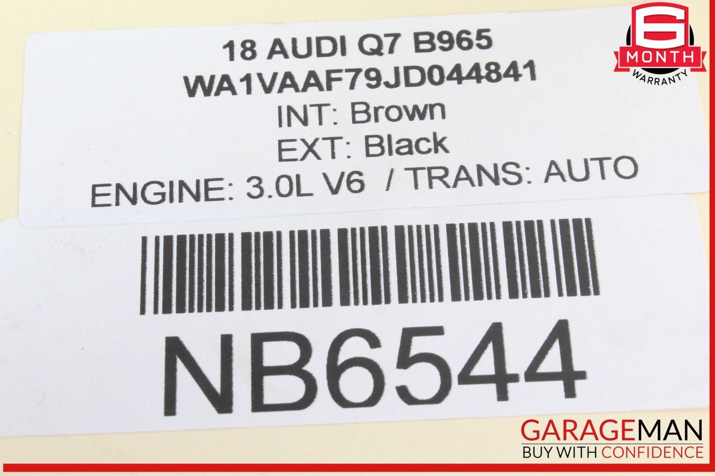 17-19 Audi Q7 Automatic Transmission Flywheel Flexplate 06E105323T OEM