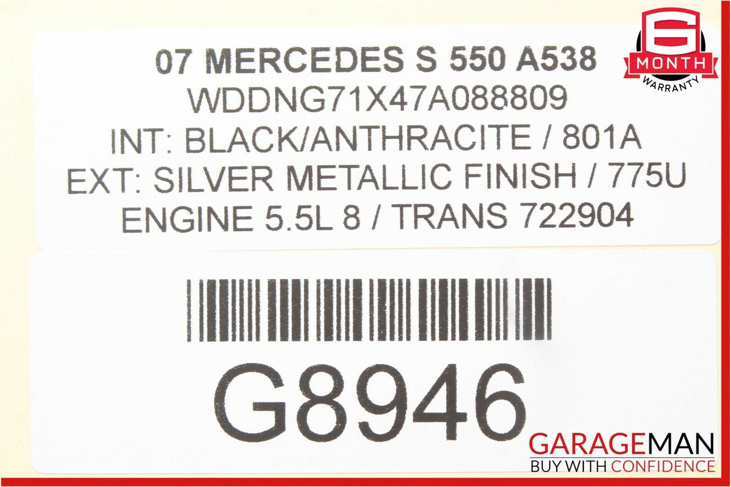 07-13 Mercedes S400 S550 Rear Right / Left Side Door Control Module Unit