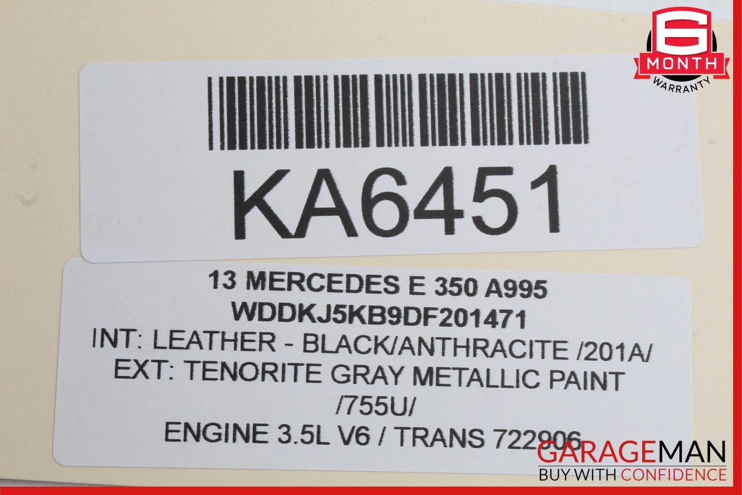 11-13 Mercedes W207 E350 Coupe E550 Floor Gear Shift Shifter Selector Box