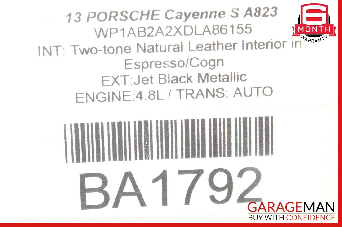 11-17 Porsche Cayenne 958 Front Right Passenger Side Door Control Module Unit