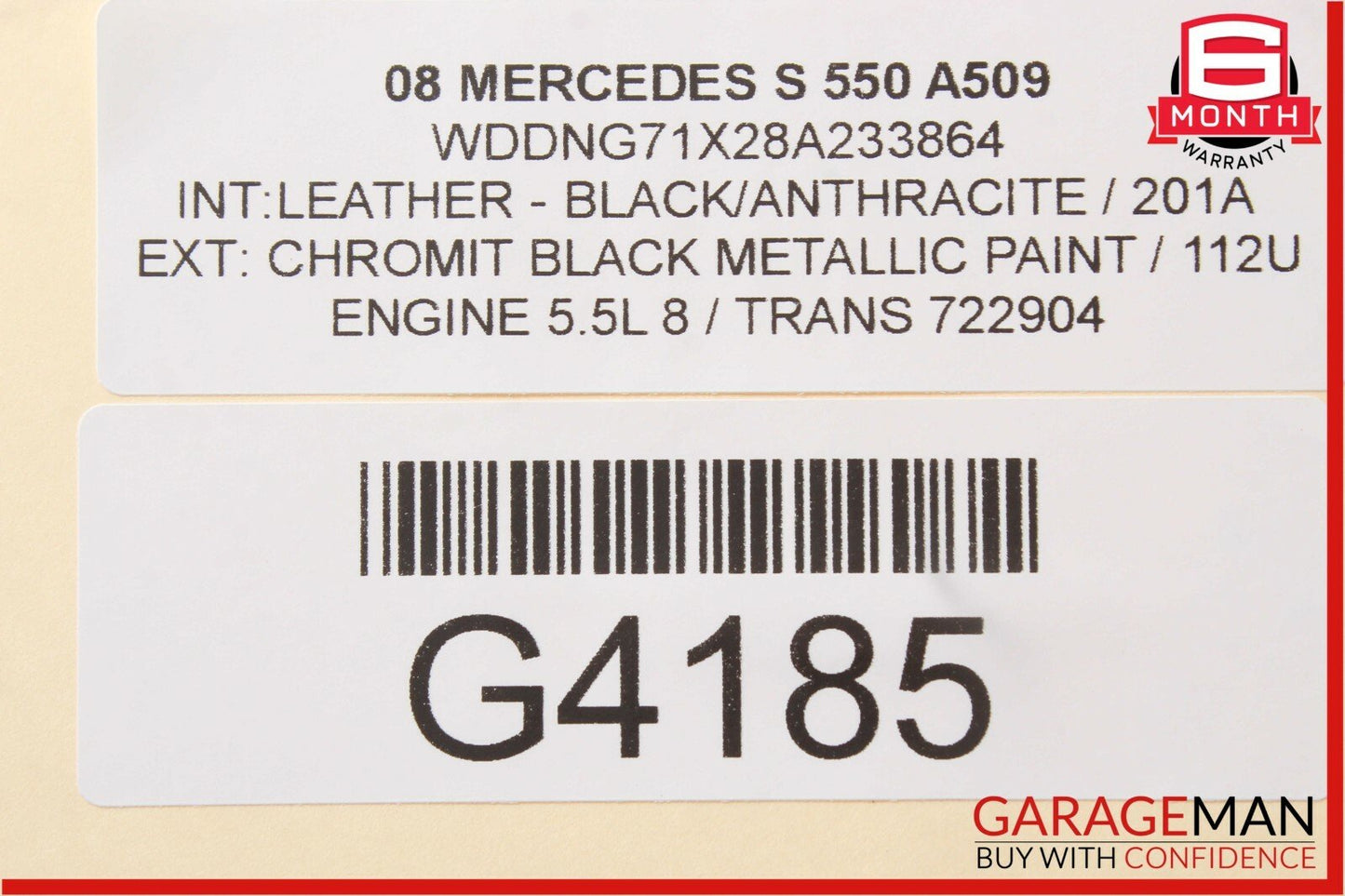 07-13 Mercedes W221 S550 Right Side Dash Dashboard AC A/C Air Vent Black