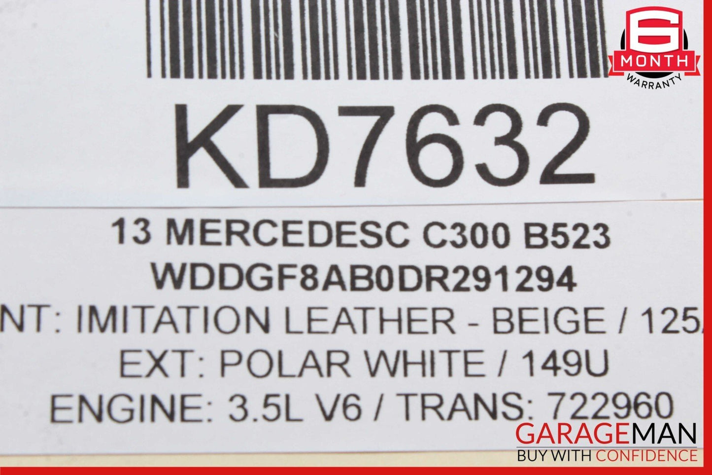 12-15 Mercedes W204 C300 C350 SLK250 GLK350 Bosch Engine Starter Motor Unit OEM