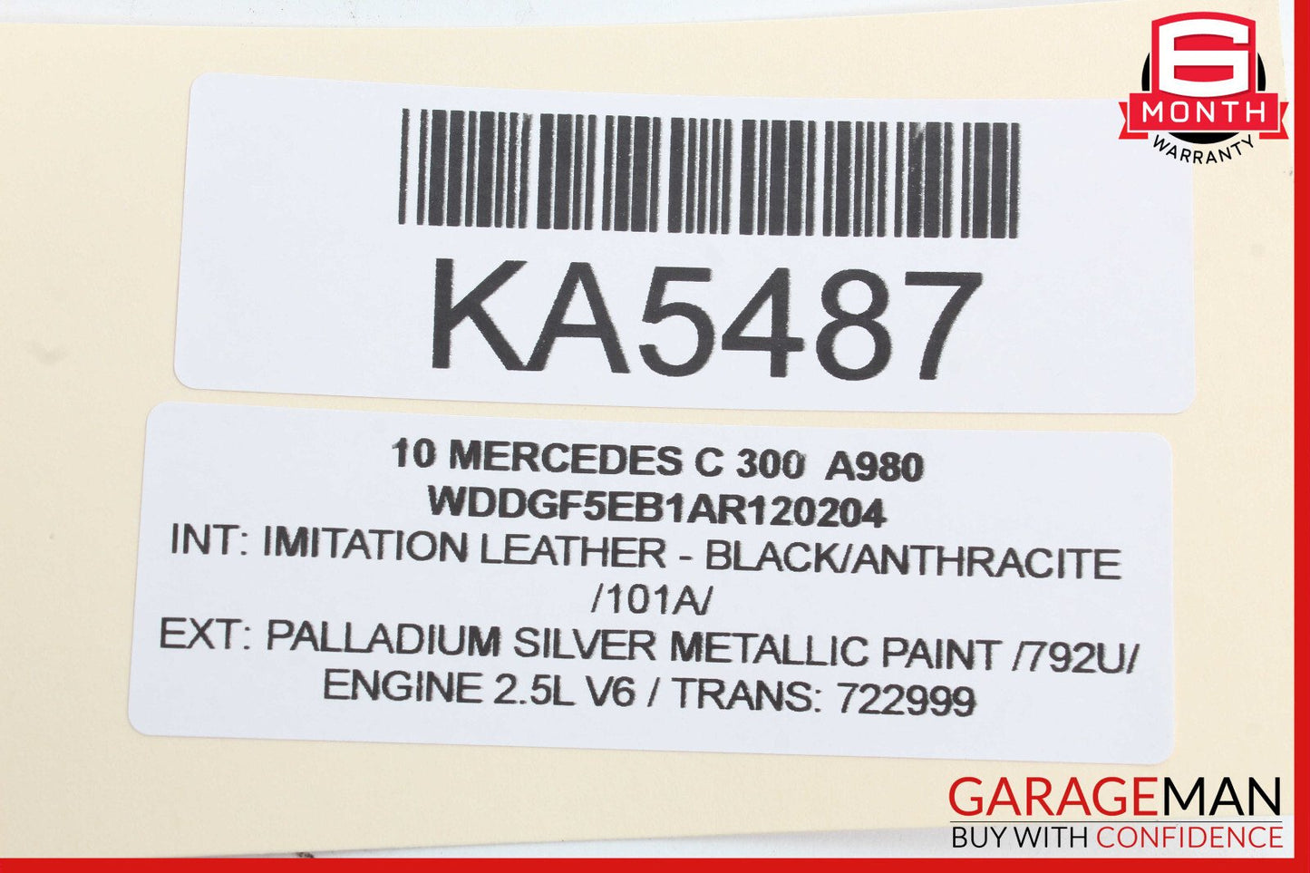 08-14 Mercedes W204 C300 C350 C250 Rear Left Door Lock Latch Actuator OEM