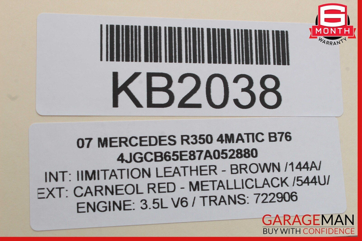 06-13 Mercedes W251 R350 4MATIC Front Left Side Door Control Module Unit OEM