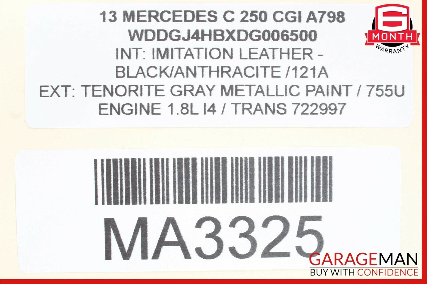 12-14 Mercedes W204 C250 C350 Coupe Front Left Door Panel Tweeter Speaker Cover