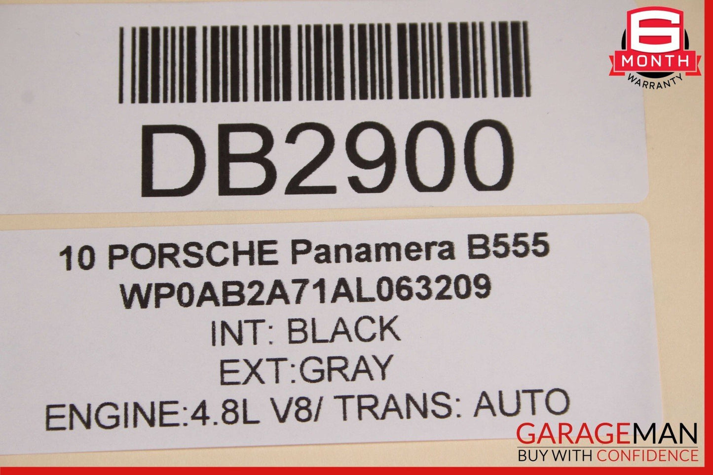 10-16 Porsche Panamera 970 Rear Right Side Door Window Regulator Carrier Assy